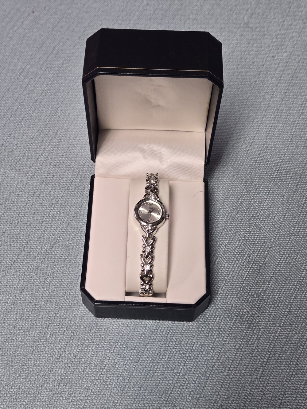 Viviana Silver Linked Bracelet Watch